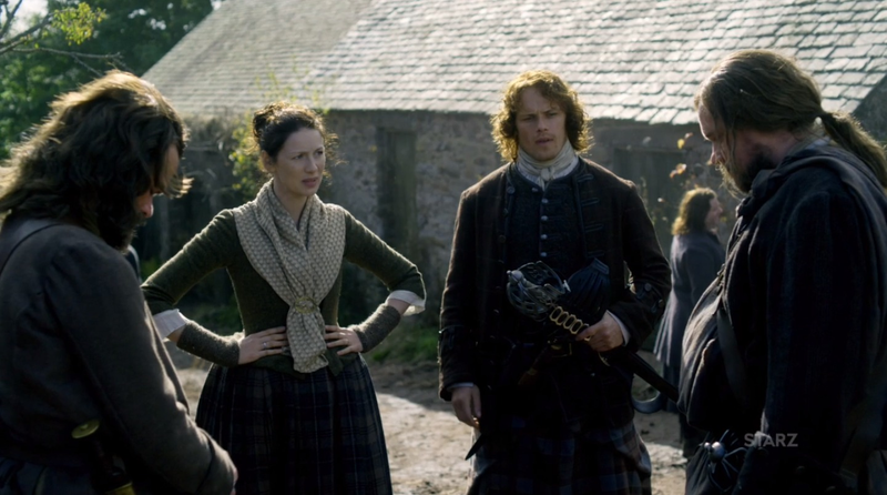 Illustration for article titled Outlander: Claire Has PTSD; Jamie and Dougal Have an Hour-Long Pissing ContestÂ